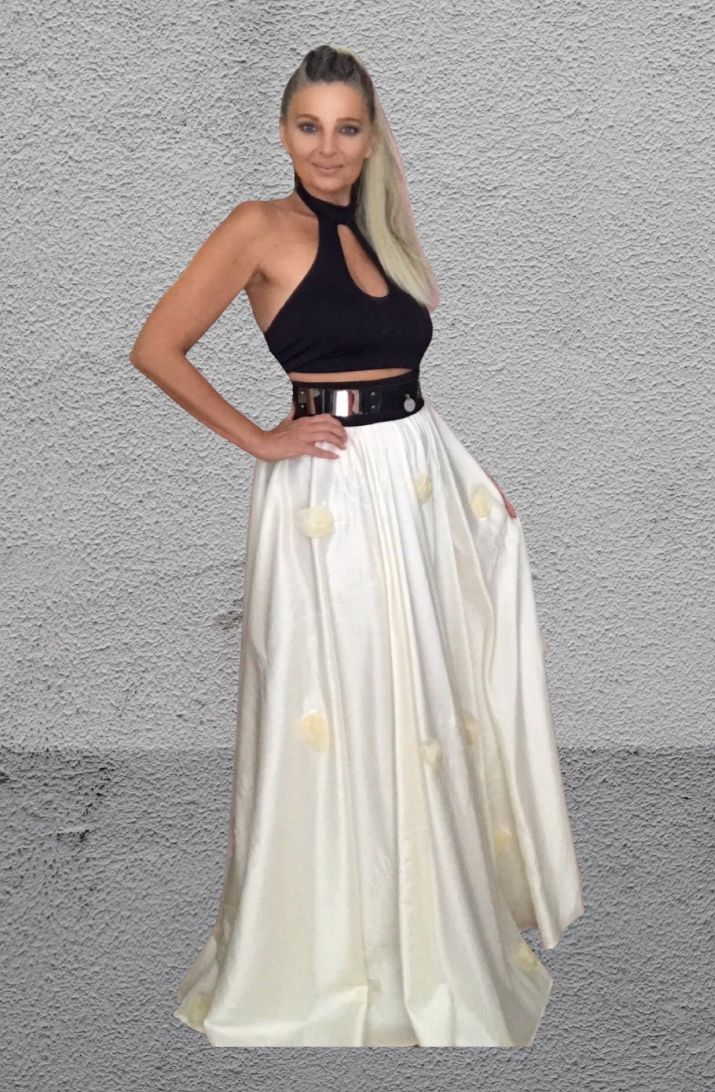 Dlouhá společenská sukně BOROS SK-L-TA CR1